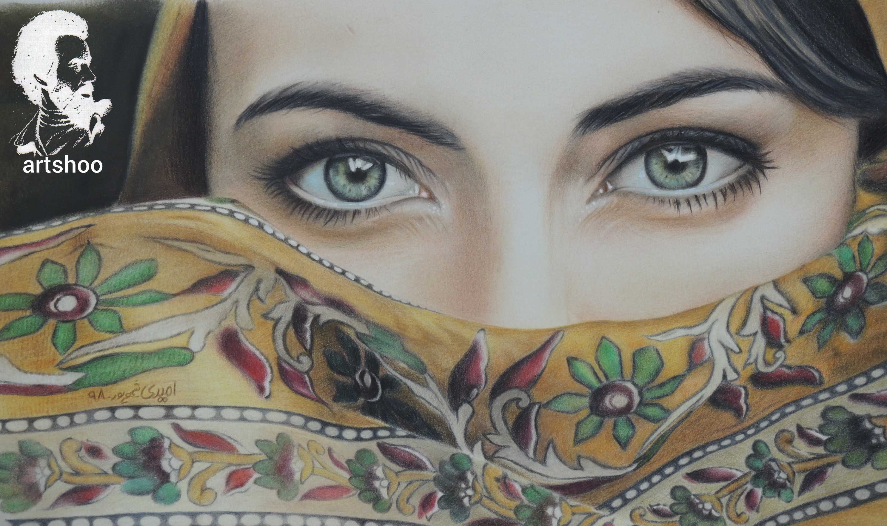 نقاشی مدادرنگی